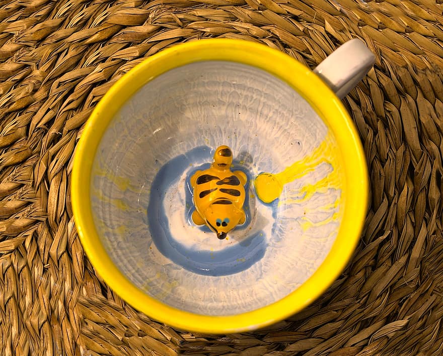 Ceramic Cup, Ceramic Mug, Cup, Tea Cup, Coffee Cup, Mug, yellow, close-up, food, backgrounds, wood