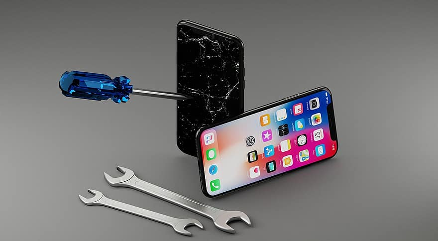 Iphone, X, Iphone X, Apple, Mobile, Smartphone, Technology, Phone, 3d, Cellular, Model