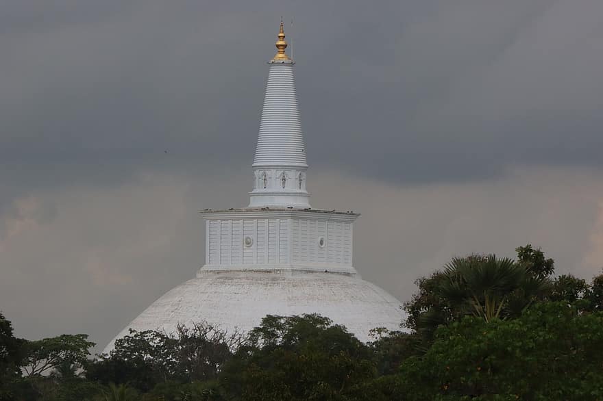 épület, torony, tetőtéri, építészet, Ruwanweli Maha Seya, ősi, történelem, vallás, híres hely, kereszténység, lelkiség