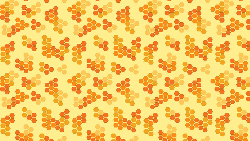 Honeycomb Background, Yellow Wallpaper, Yellow Background, Honeycomb Wallpaper, Decor Backdrop, Design, Art, Scrapbooking, pattern, backgrounds, abstract