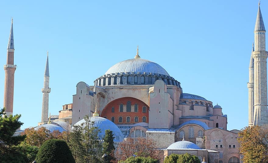 hagia sophia, moskeija, Istanbul, Turkki, muinainen, arkkitehtuuri, kirkko, rakennus, islam, Anatolia, Konstantinopolin