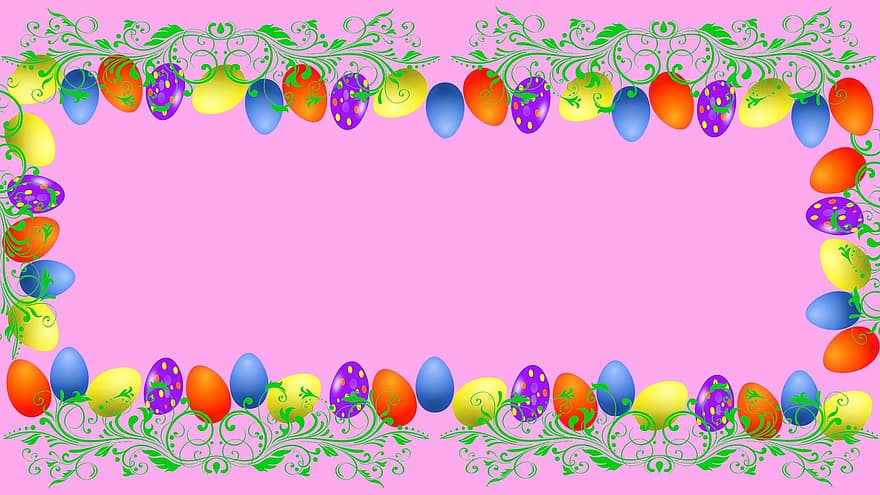 Velikonoční pohlednice, velikonoční, velikonoční banner, velikonoční pozadí, kopie prostor, Velikonoční přání, pohlednice, pozadí, dekorace, ilustrace, vektor