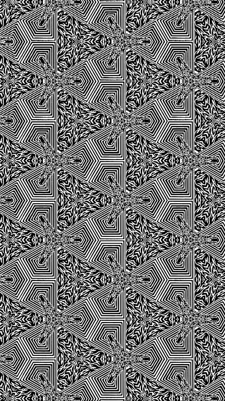 Repeating, Seamless, Pattern, Backdrop, Texture, Repeat, Design, Tile, Decoration, White, Black