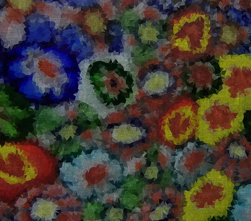květiny, geometrický, vytisknout, Tisíc květin, květinový, textura, abstraktní, barvitý, Pozadí, scrapbooking, tapeta na zeď