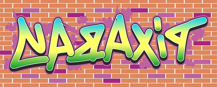pixabay, pintada, fuente, pared, letras, color, rociador, rociar, arte urbano, etiquetado, mural