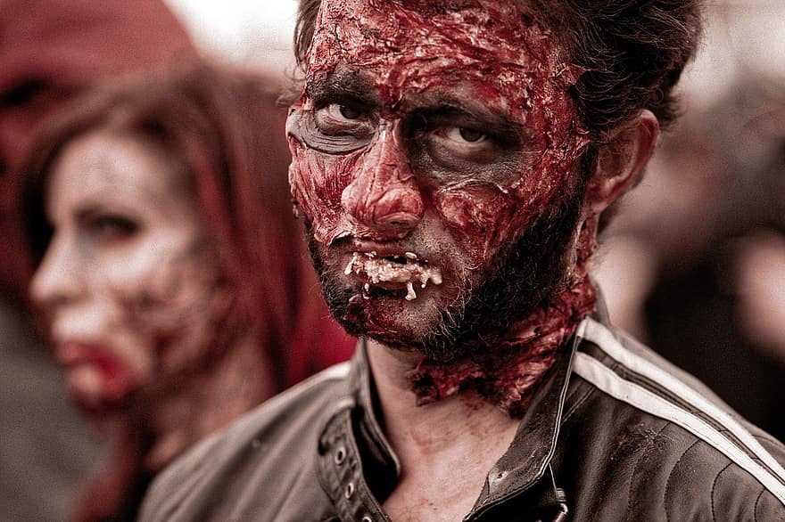 zombie, pemakan daging, mati, menyeramkan, mengerikan, wahyu, pemakan, daging, halloween, monster, undead