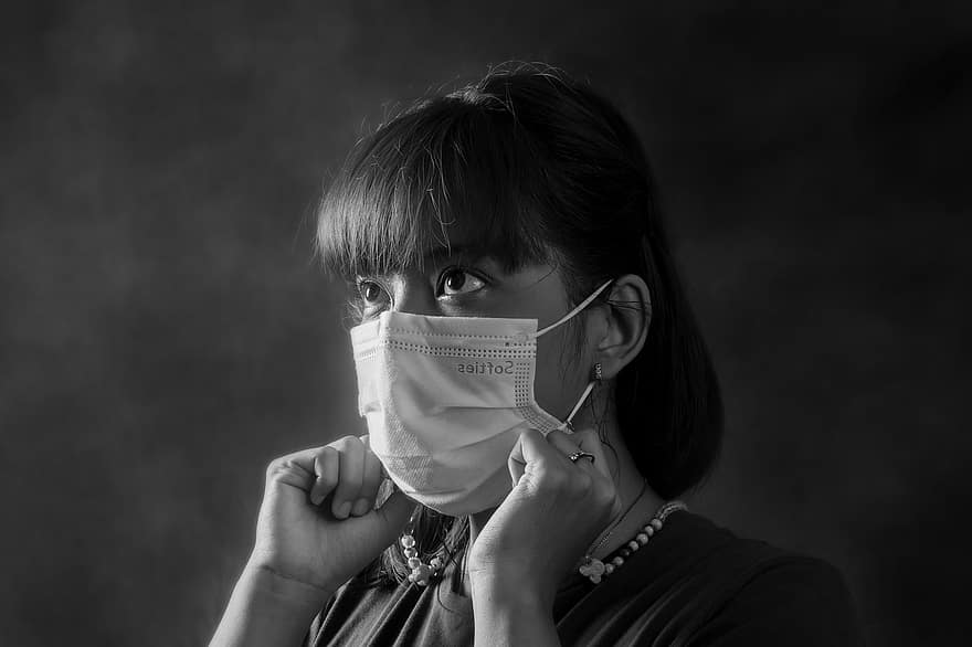 Mask, Woman, Pandemic, Face Mask, Girl, Young, Model, Protection, Safety, Corona, Covid