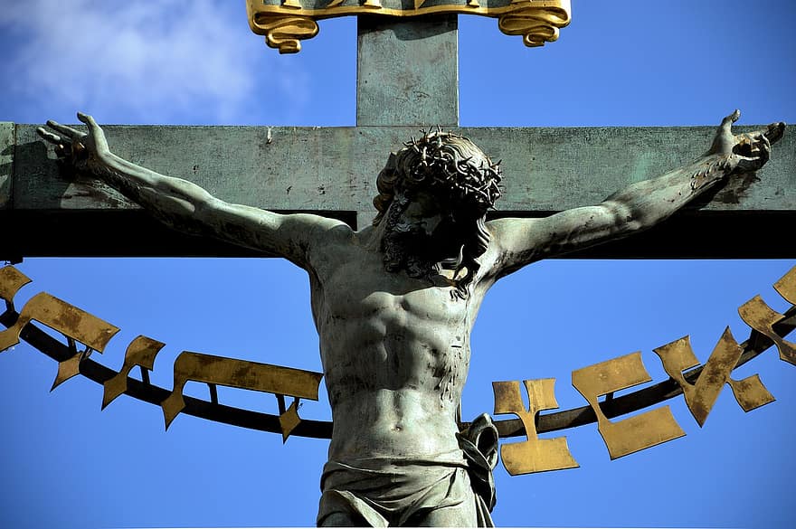 yesus, silang dgn patung Kristus, menyeberang, Kristus, Kekristenan, katolik, patung, agama, iman, Allah, laki-laki