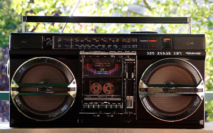 Ghetto Blaster, Boombox, Music, Radio, Audio Player, Cassette Player, Sound, Audio, Vintage