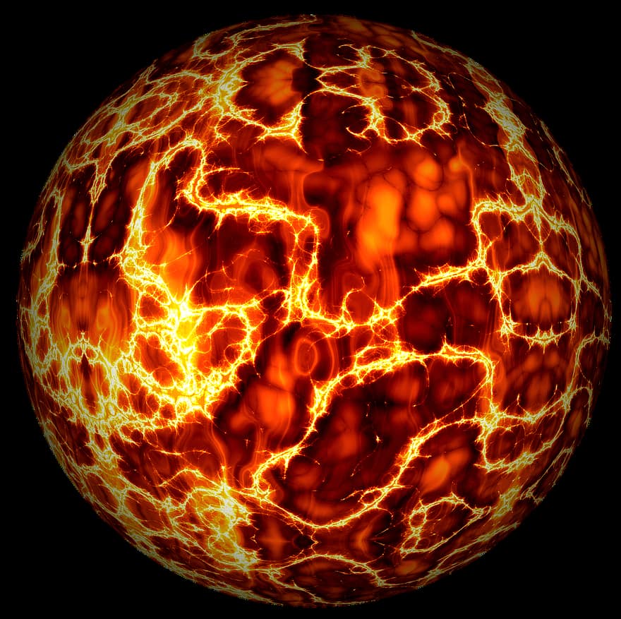 мяч, Пожар, электричество, огненный шар