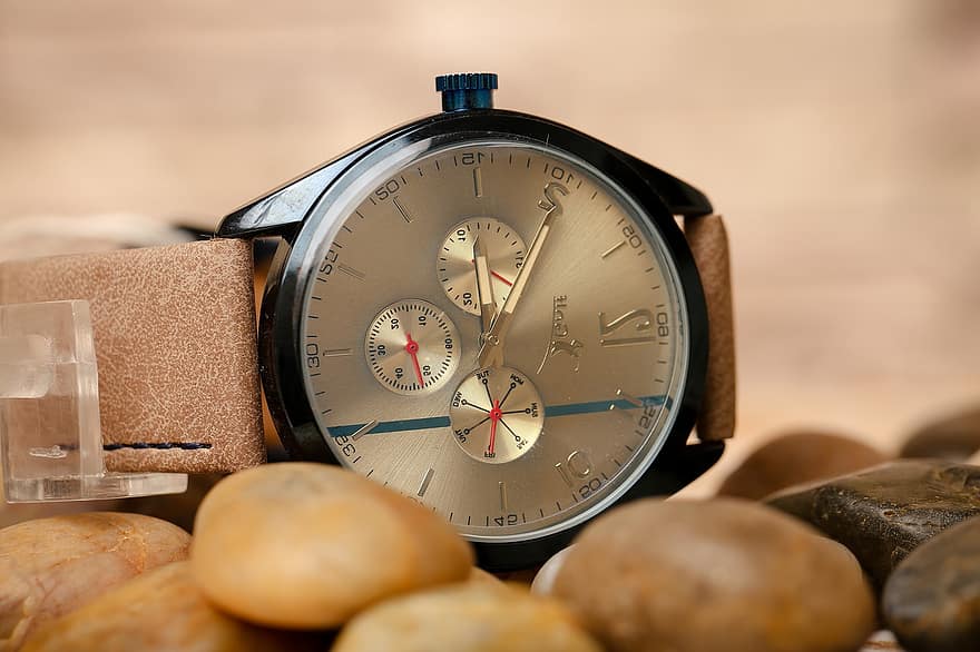 montre-bracelet, regarder, temps, heures, minutes, montre, accessoire, mode, designer