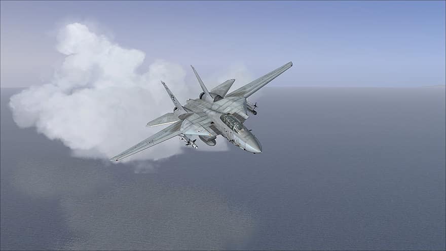 avião de combate, simulador