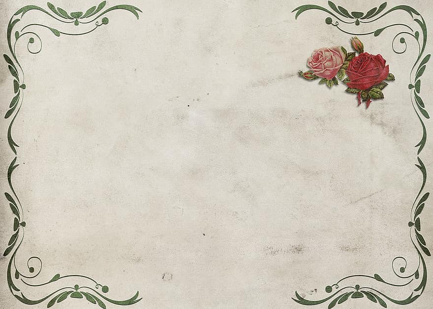 des roses, Cadre, image de fond, mariage, fleurs, ornements, décoratif, salutation, carte de voeux, papier, Contexte