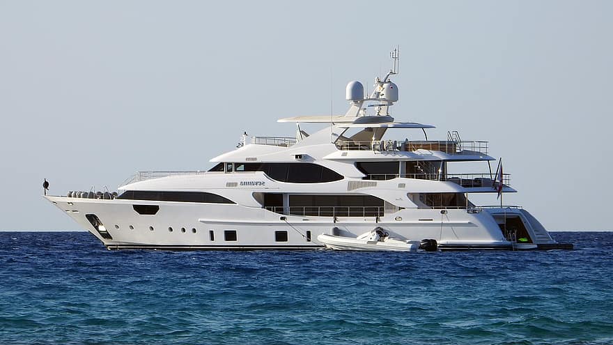 bateau, yacht, mer, luxe, nautique