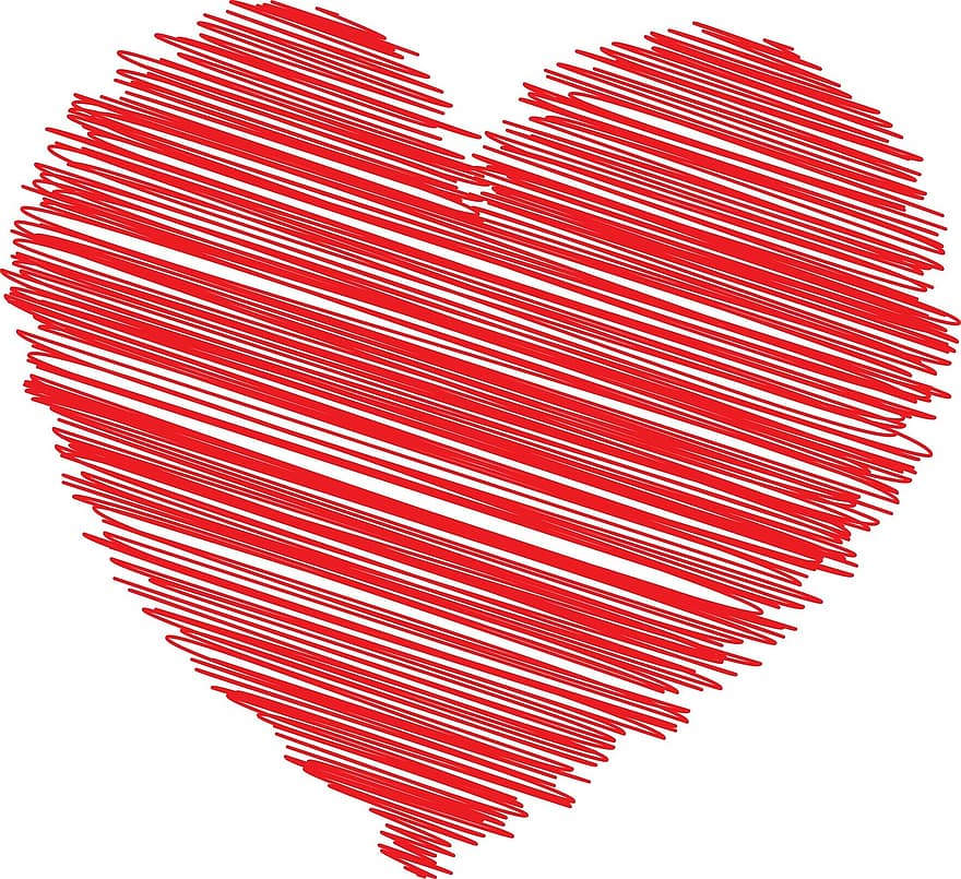 kärlek, hjärta, ikoner, kärlekshjärta, valentine, symbol, romantik, form, romantisk, passion, röd