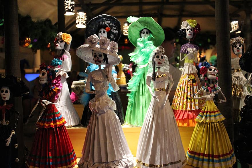 meksiko, budaya, tengkorak, tradisi