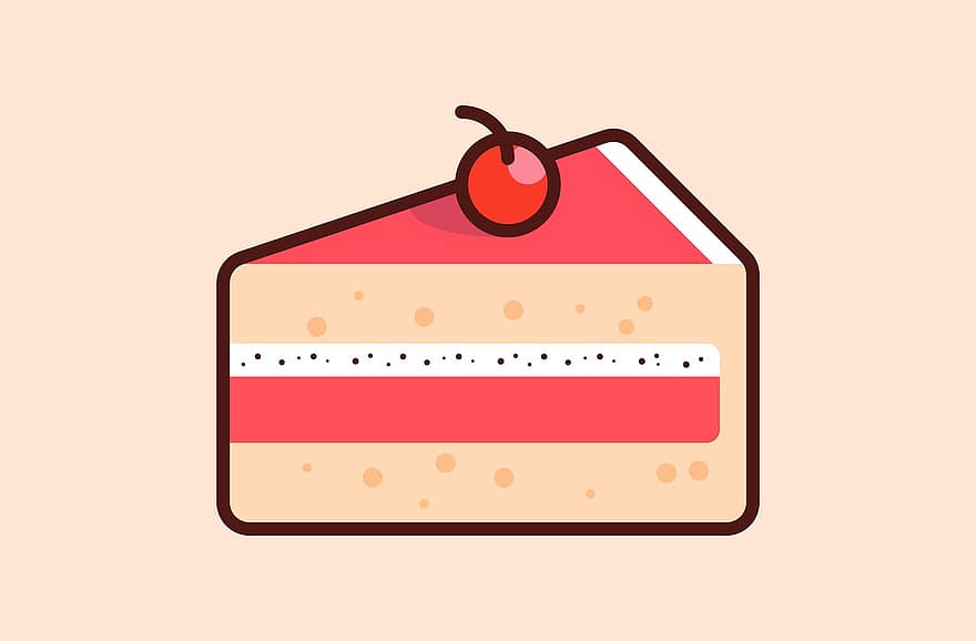 cake, toetje, schetsen, tussendoortje, traktatie, zoet, calorieën