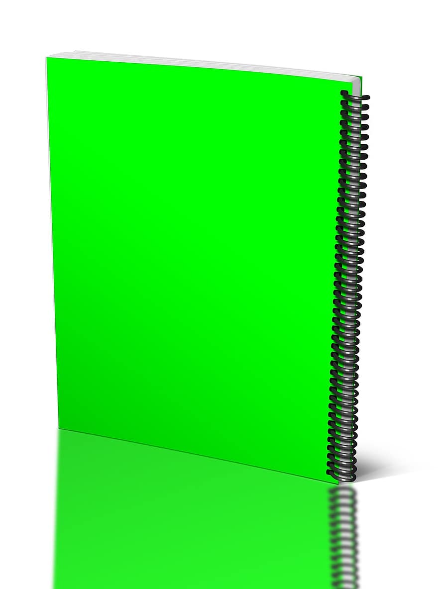 binder, map, bedrijf, kantoor, document, 3d, papierwerk, groen bedrijf, groen kantoor, Groen bedrijf
