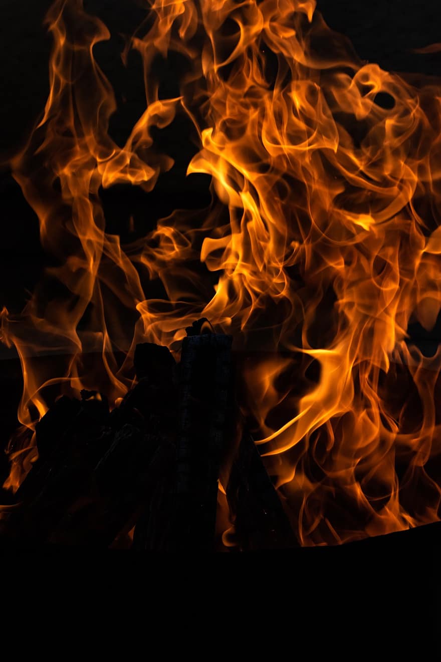 fogo, ardente, fundo, fogueira, abstrato, pano de fundo, chama, resplandecente, brilhante, queimar, fechar-se