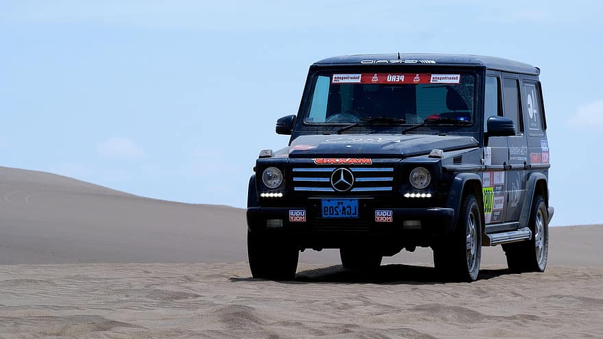 Mercedes, превозно средство за всички терени, Перу, пустинен, 4x4