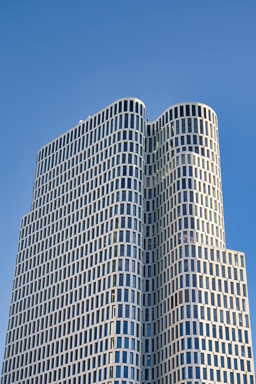 gebouw, berlijn, architectuur, wolkenkrabber, buitenkant van het gebouw, ingebouwde structuur, modern, blauw, venster, glas, stadsgezicht