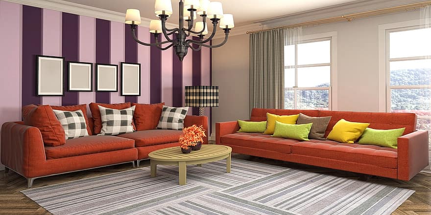 dzīvojamā istaba, interjera dizains, 3d atveidots, 3D atveidojums, dekoru, apdare, mēbeles, dzīvoklis, mājas, māja, stilīgs