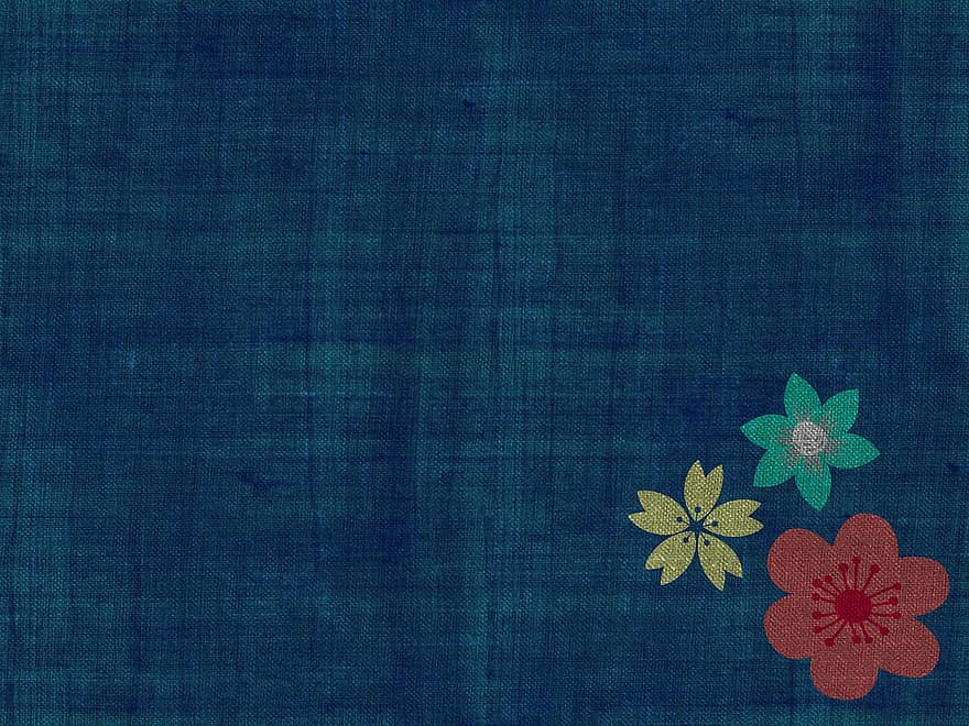 цветы, граница, фон, джинсовая ткань, текстура, синий, Распечатать, скрапбукинга, обои на стену, декоративный, украшение