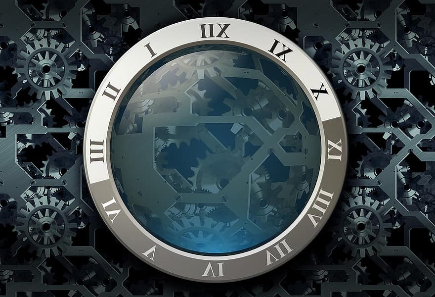 Clock, Movement, Time, Time Of, Time Indicating, Clock Face, Pointer, Analog Clock, Background, Graphic, Layout