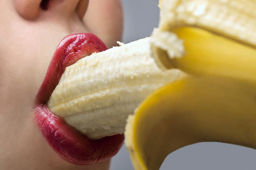 banană, alimente, mânca, se bucura