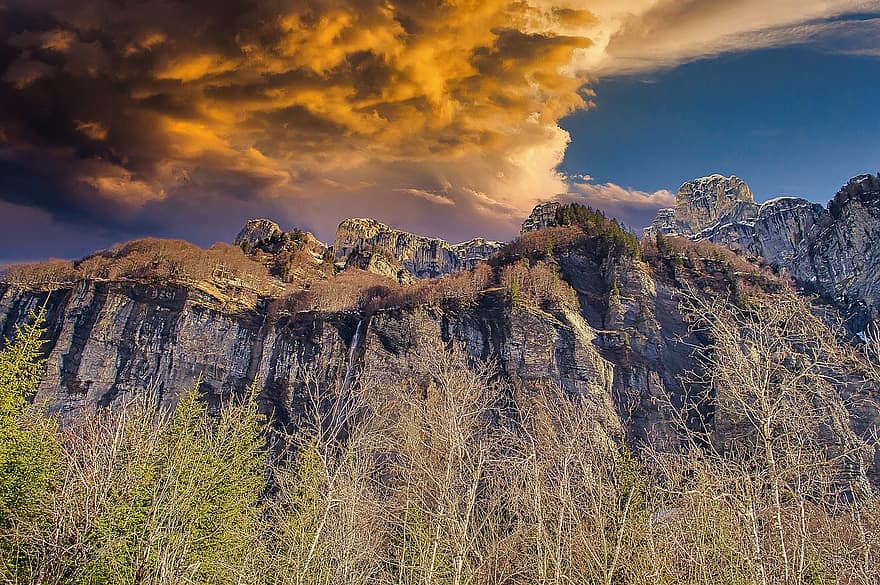 планина, природа, пътуване, проучване, на открито, Шеста подкова, Haute-Savoie, Рона-Алпи