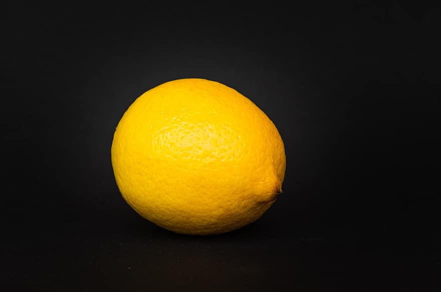lemon, buah, makanan, jeruk, buah kuning, menghasilkan, sehat, organik, panen, gelap