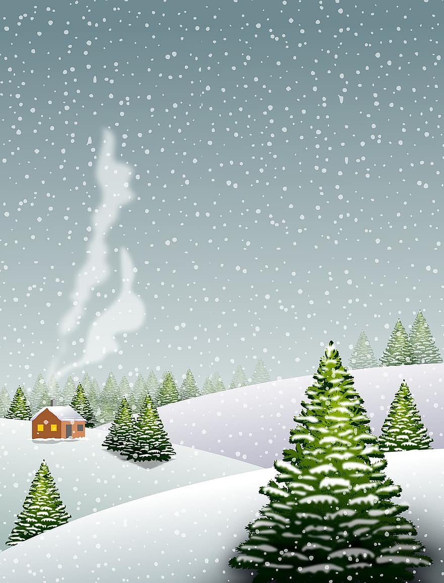 Natale, dicembre, buon Natale, la neve, inverno, parti, Cartolina di Natale, Biglietto natalizio, pinheiro, festivo, postale