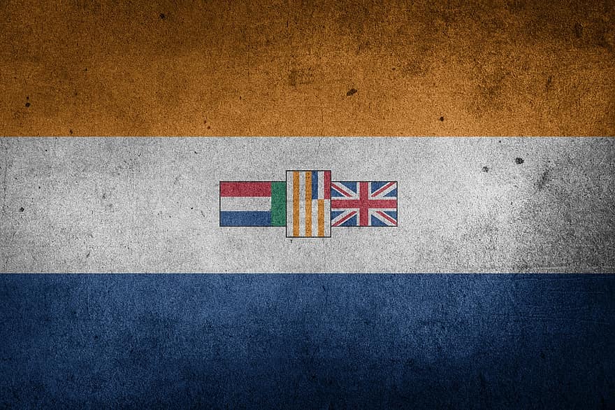 Etelä-Afrikka, lippu, apartheid, kansallislippu, Afrikka, grunge