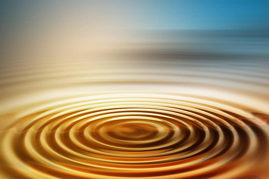 Wave, Concentric, Waves Circles, Water, Circle, Rings, Arrangement, Nature, Wallpaper, Background Image, Background