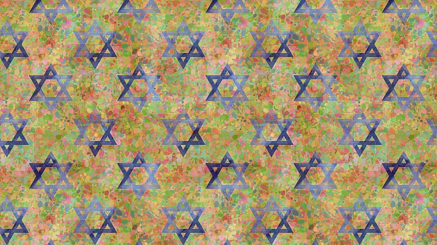 Digital Paper, Star Of David, Pattern, Jewish, Magen David, Judaism, Yom Hazikaron, Holocaust, Religion, Spirituality, Star