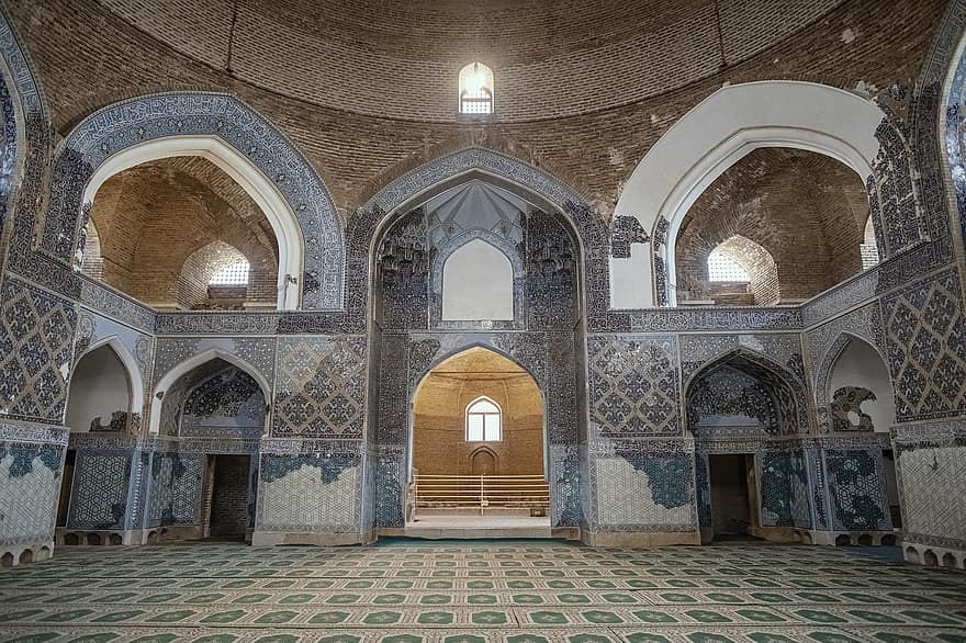 mečetė, islamo, iranas, tabriz, Azerbaidžano provincija, gyvenimą, išsamiai, gražus miestas, Azijoje, kelionė, turizmą