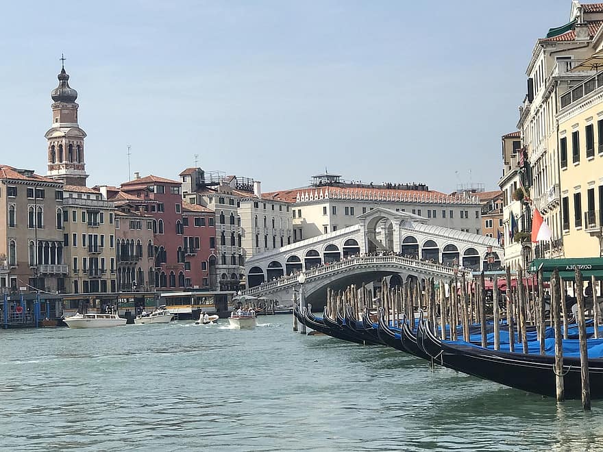 Itálie, Benátky, kanál