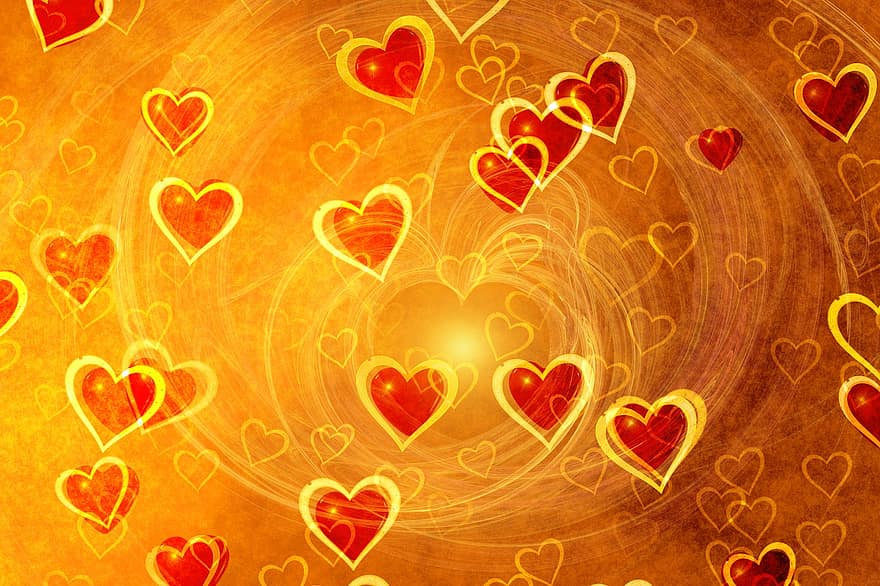 hjerte, abstrakt, kærlighed, romantik, romantisk, baggrund, lykønskningskort, held, struktur, Valentins Dag, følsom