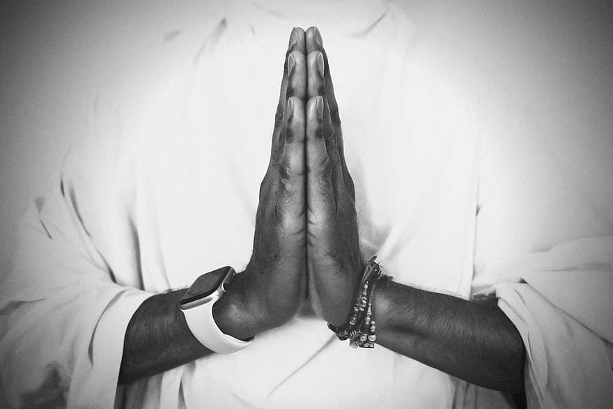 руки, молитися, молитва, віра, індуїзм, релігія, медитація, дивитися, чернець, рахі