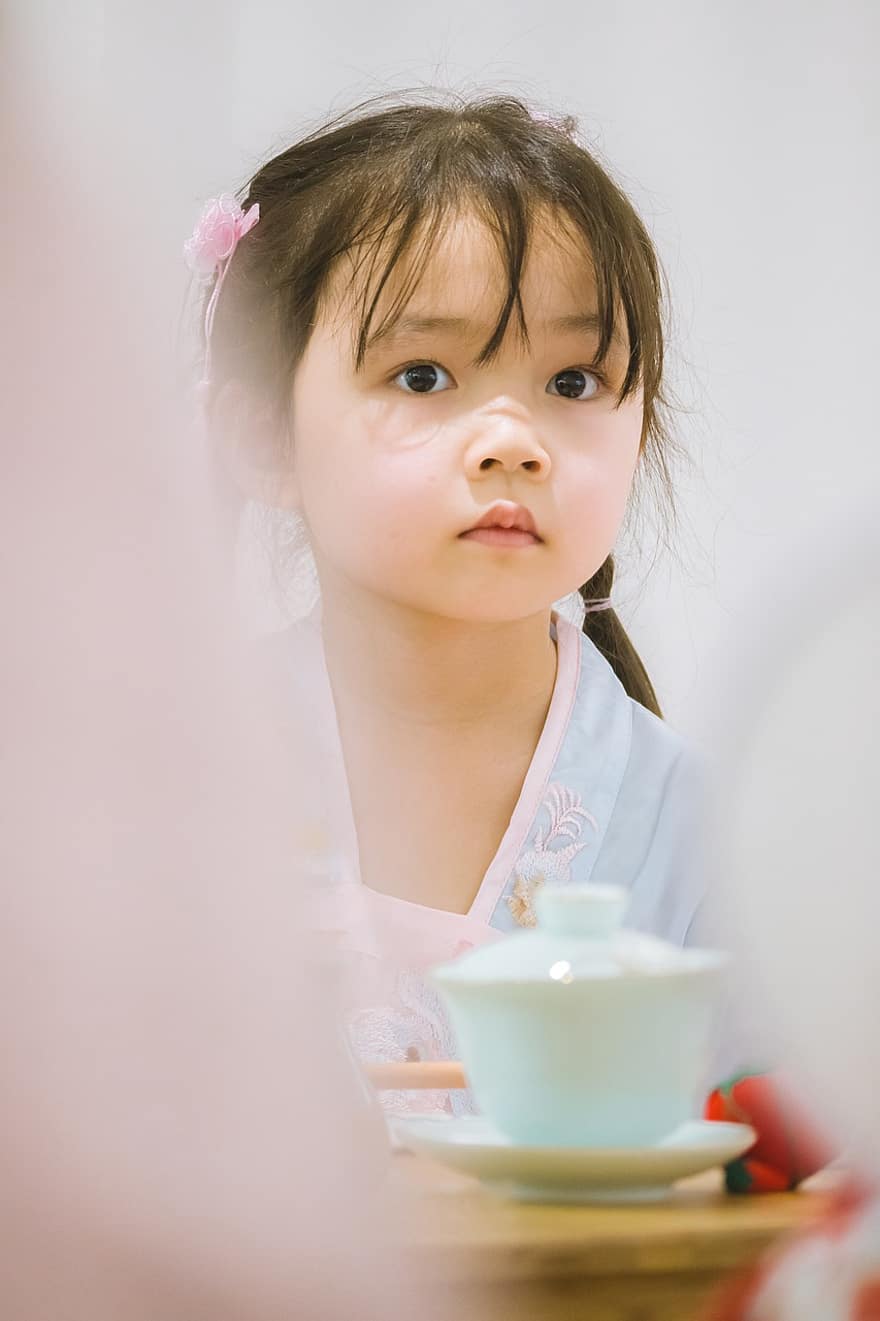 Girl, Little Girl, Snack Time, Kid, Child, Asian Girl, one person, girls, cute, portrait, lifestyles
