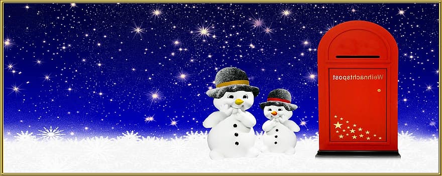 クリスマス、願い事、クリスマスポスト、サンタクロース、手紙、書きます、ウィッシュリスト、雪だるま、チラシ、星、グリーティングカード