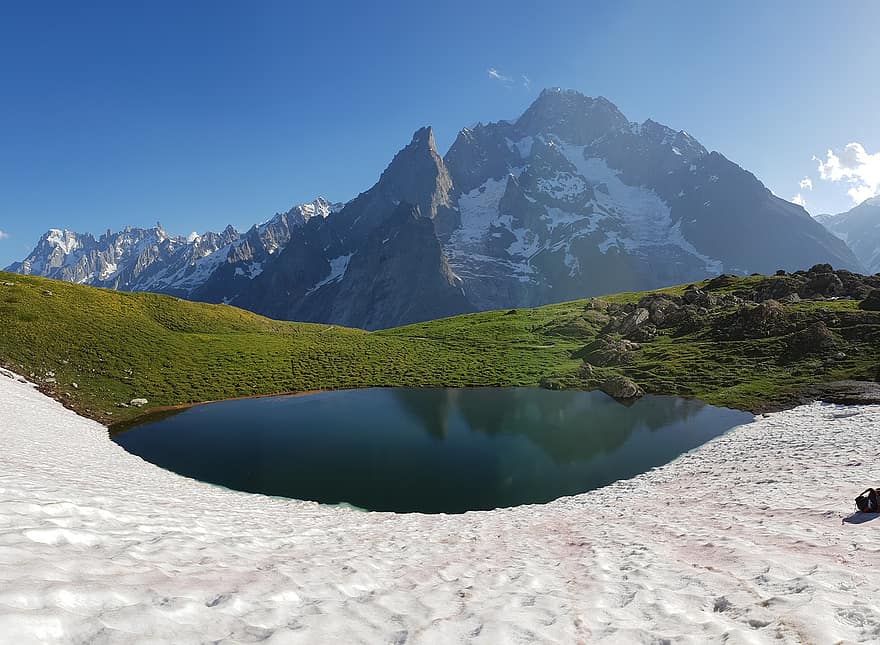 φύση, ταξίδι, εξερεύνηση, σε εξωτερικό χώρο, Άλπεις, πεζοπορία, Tour De Mont Blanc, βουνό