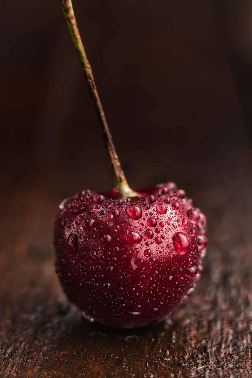 Cherry, Fruit, Self-picked, Red, Ripe, Fresh, Delicious, Food, Sweet, Healthy, Nutrition