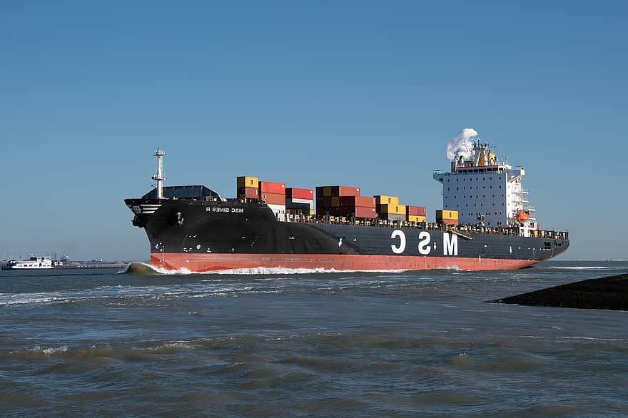kapal kargo, kapal berlayar, Kapal kontainer, kapal, wadah, angkutan, transportasi air, industri, saluran, lalu lintas kapal, Kapten