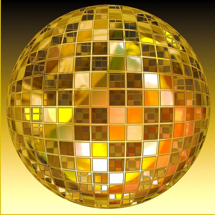 ballon, boule disco, saut, Danse, lumière, fête, disco, boîte de nuit, célébrer, danseurs, mouvement
