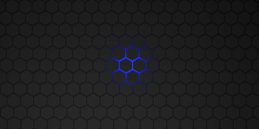 Babu, Honeycomb, Black, Blue
