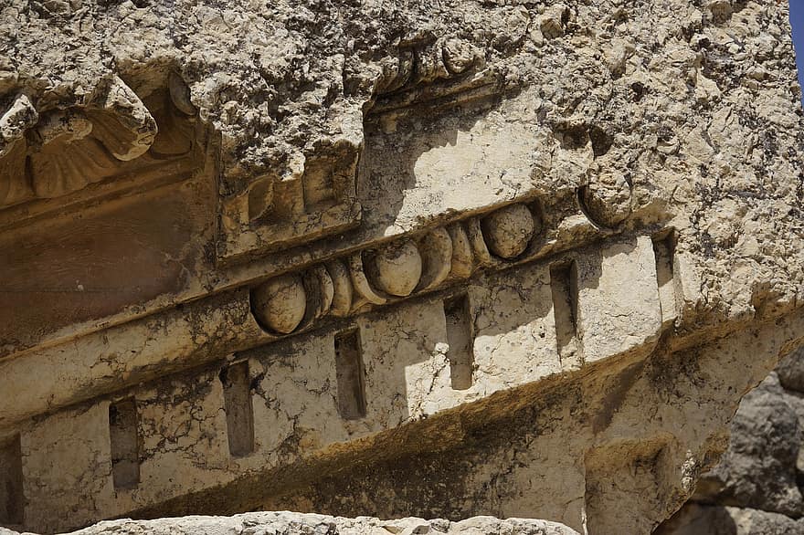 Baalbek, Ruinen, Libanon, Heliopolis, Artefakt, Tempel, die Architektur, Gebäude, Wahrzeichen, römisch, Erbe