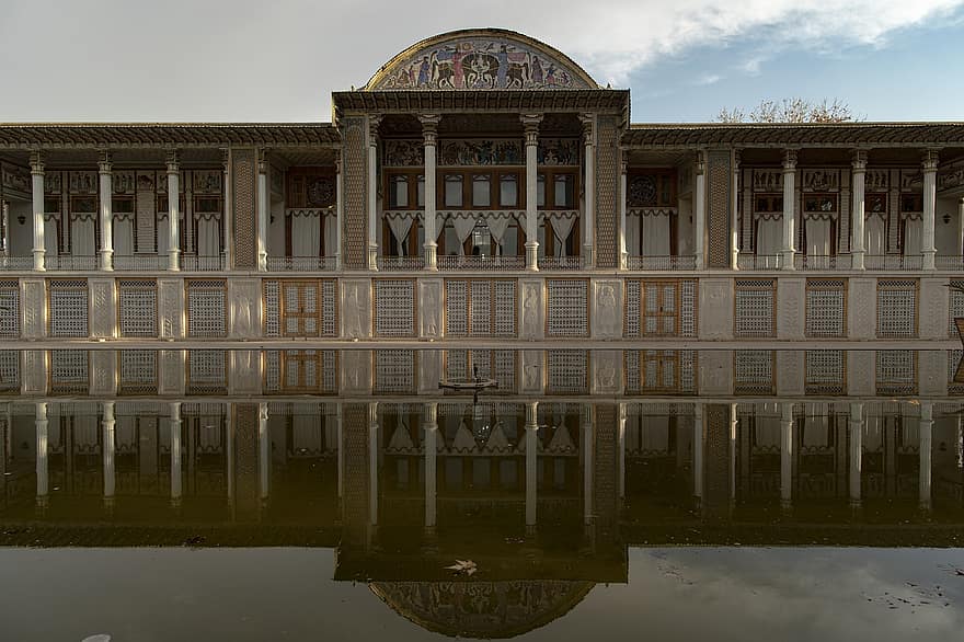 Iran, Afif Abadin puutarha, iranilainen arkkitehtuuri, arkkitehtuuri, persialainen arkkitehtuuri, Farsin maakunnassa