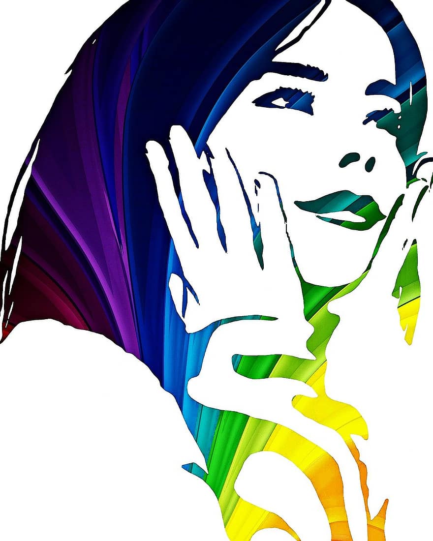Björk, kvinde, sanger, pige, islandsk sangerinde, musiker, sangskriver, skuespillerinde, kunstner, skandinavisk, akvarel maleri