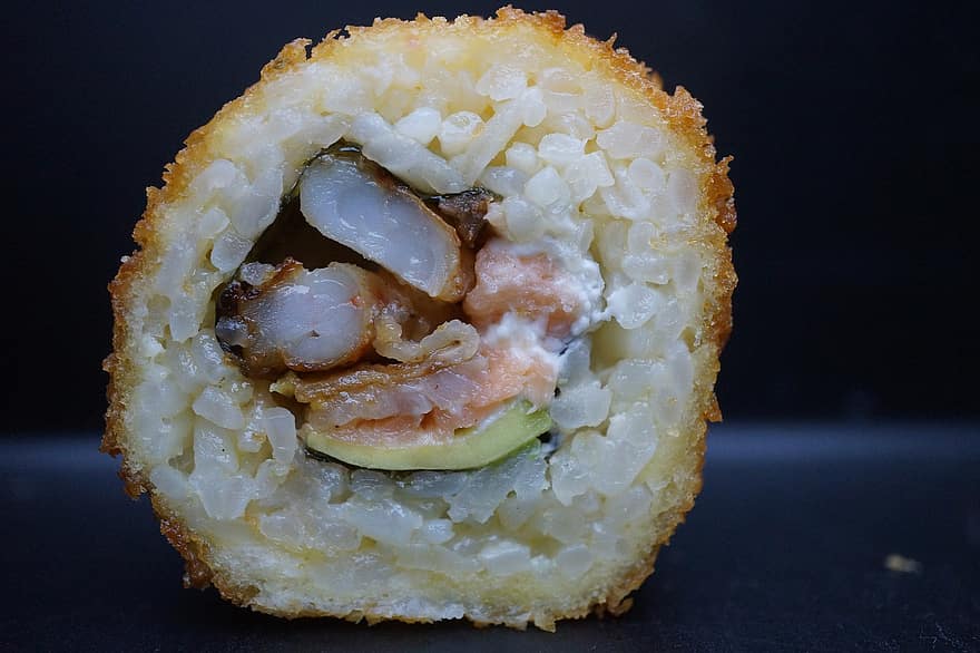 суши, суши ролл, Японская кухня, японская еда, Японская закуска, пищевая фотография, питание